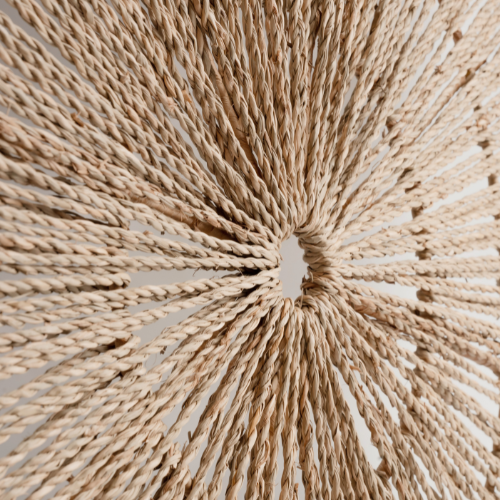 Natural Seagrass Circular Wall Decor 3 Piece Set