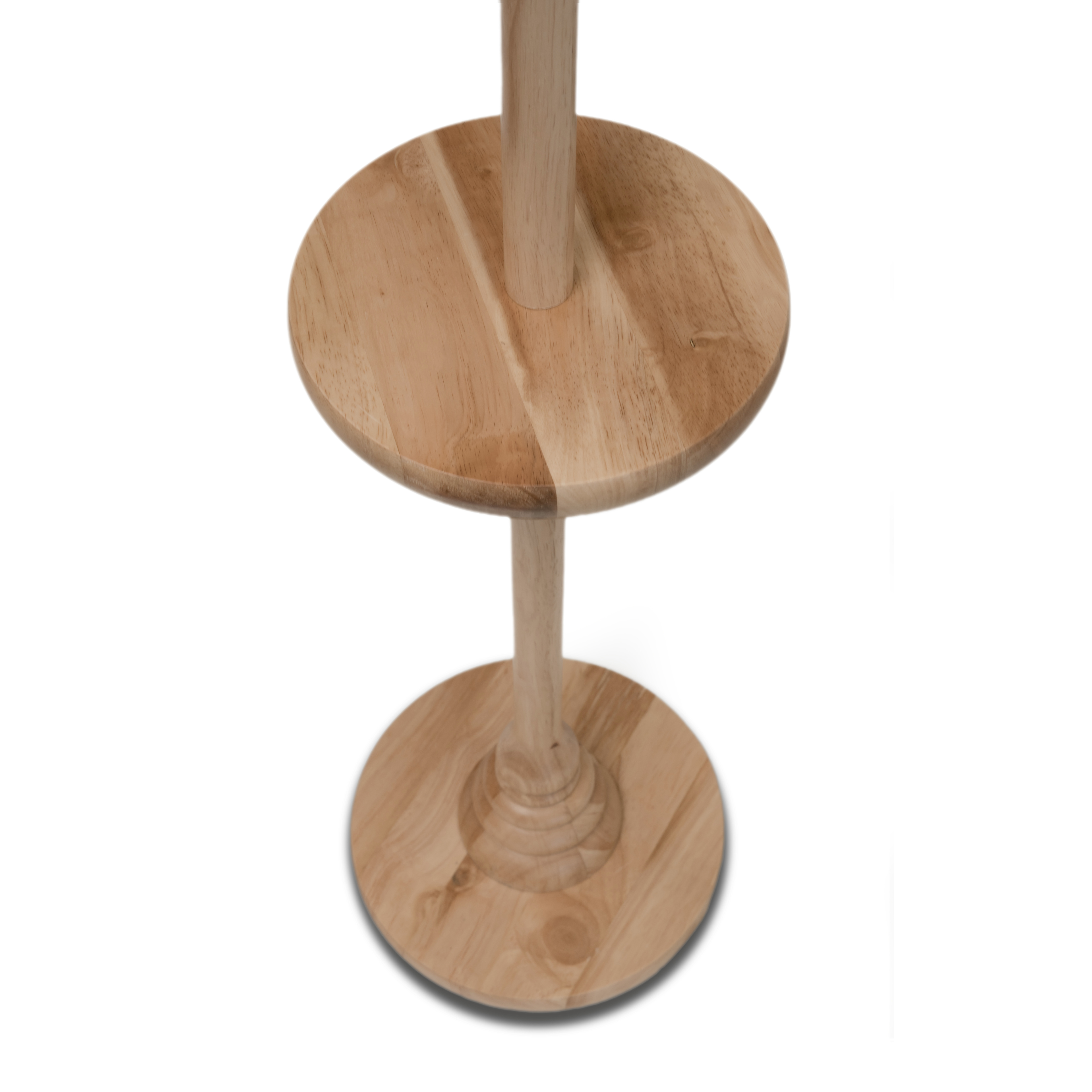 Natural Rattan Floor Lamp with Wooden Stand – Handcrafted Eco-Friendly Woven Light for Living Room or Bedroom Décor