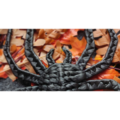 Handcrafted Water Hyacinth Spider Wall Décor