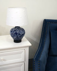 Ceramic Table Lamp/Fabric Shade with UNO Standard