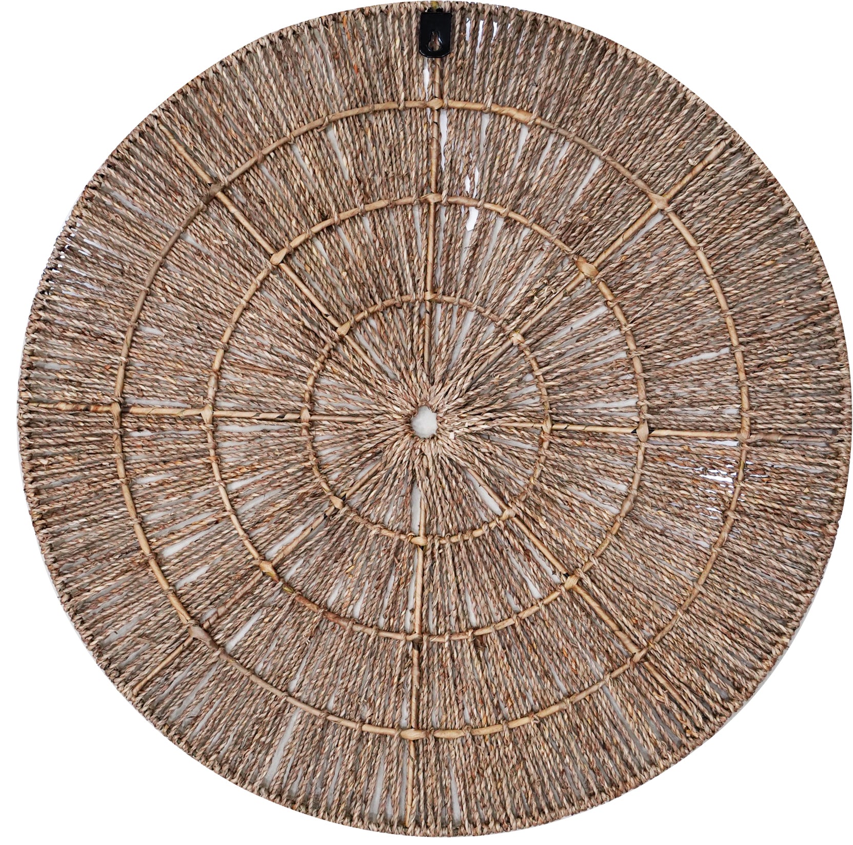Natural Seagrass Circular Wall Decor 3 Piece Set